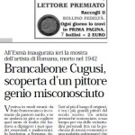 Brancaleone Cugusi, scoperta di un pittore