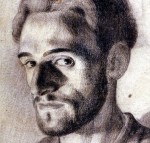 Disegni di Brancaleone Cugusi da Romana: Autoritratto di Brancaleone Cugusi