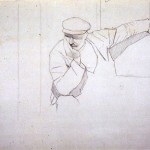 Disegni di Brancaleone Cugusi da Romana: studio per Uomo con berretto