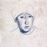 Disegni di Brancaleone Cugusi da Romana: ritratto della sorella Wanda